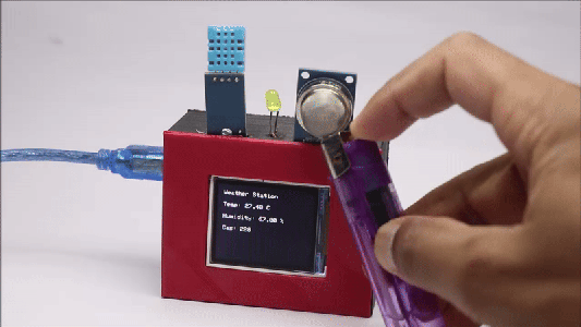 Build a Mini Weather Station and Gas Leakage Detection Tool for Campers