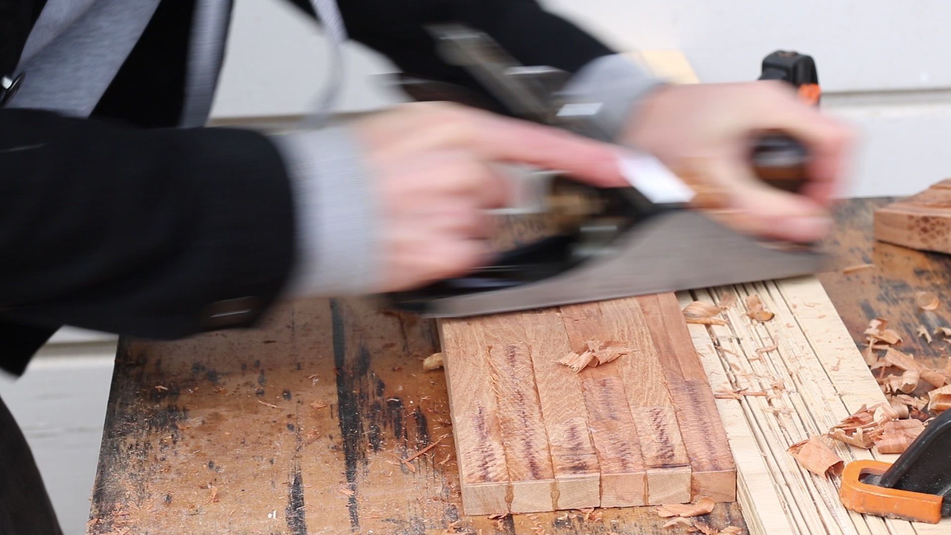 Replace Worn Arm Rests on a Secondhand Chair // Furniture Upcycle 12