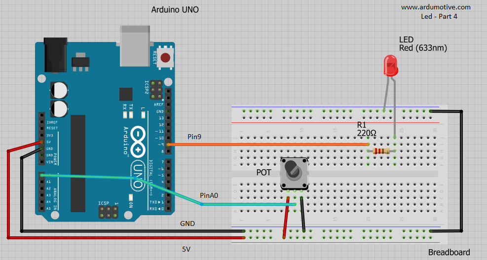 How to Use Potentiometer - Arduino Tutorial : 4 Steps (with Pictures ...