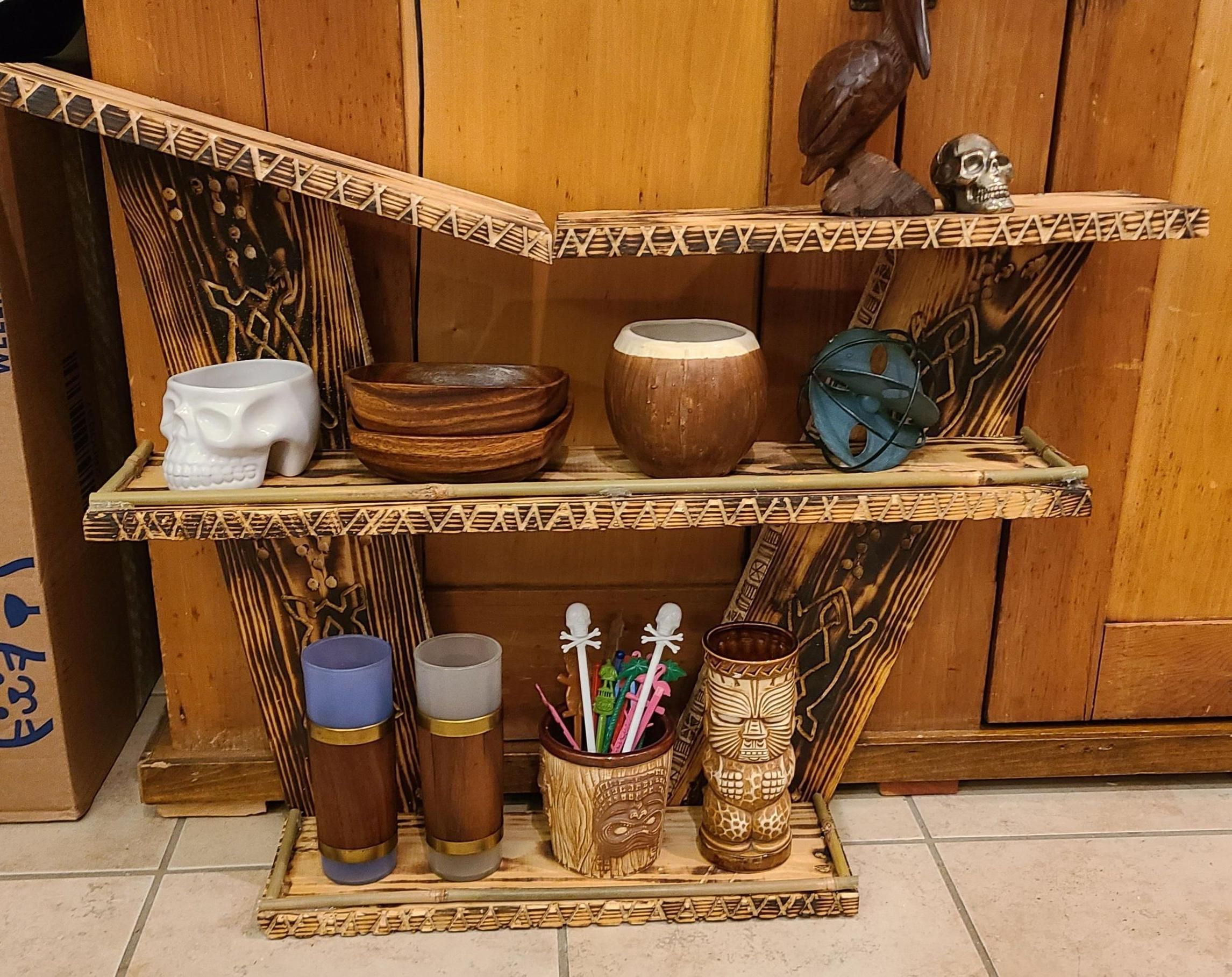 Tiki Hut Shelving