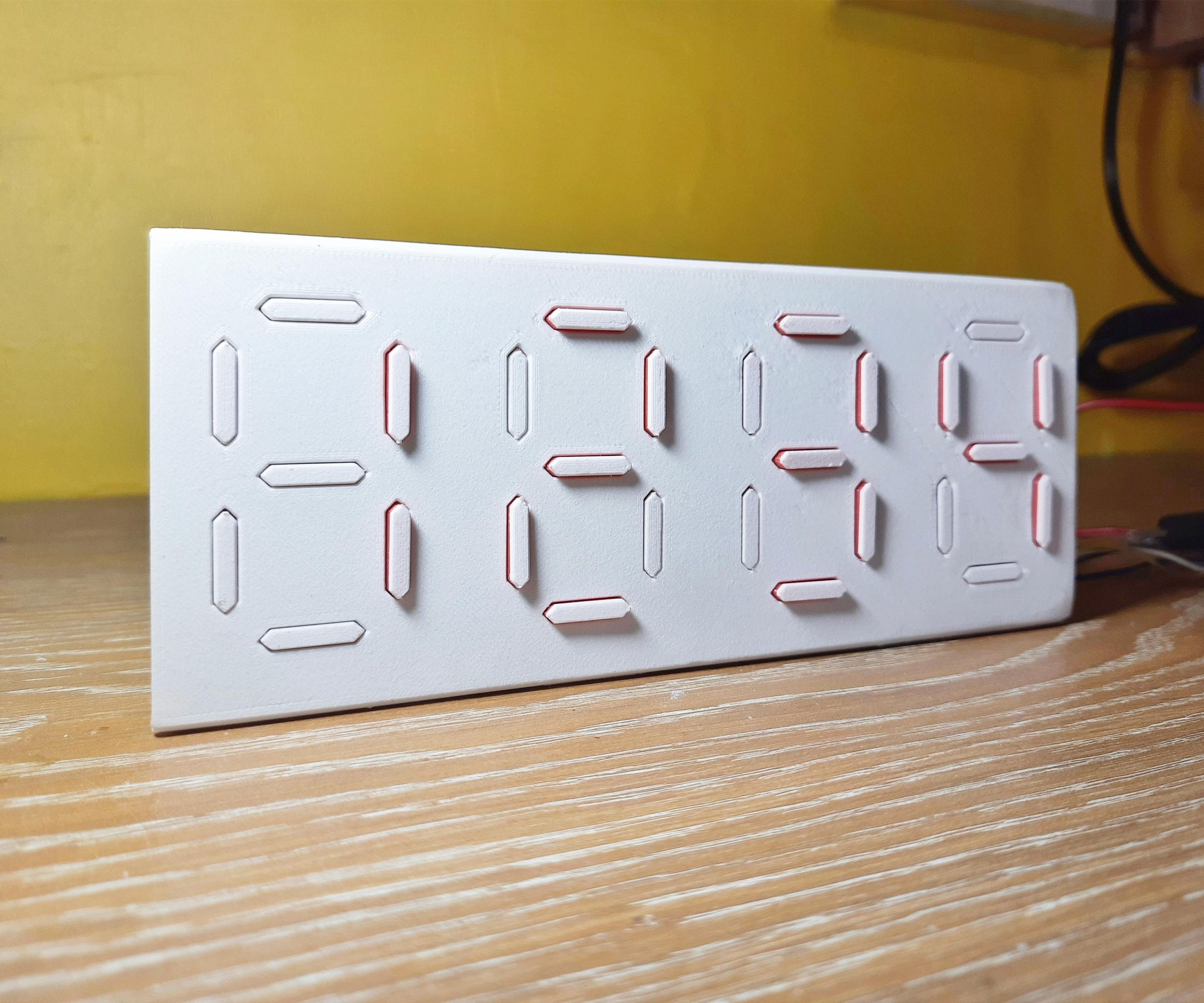 Complete Mechanical 7 Segment Display