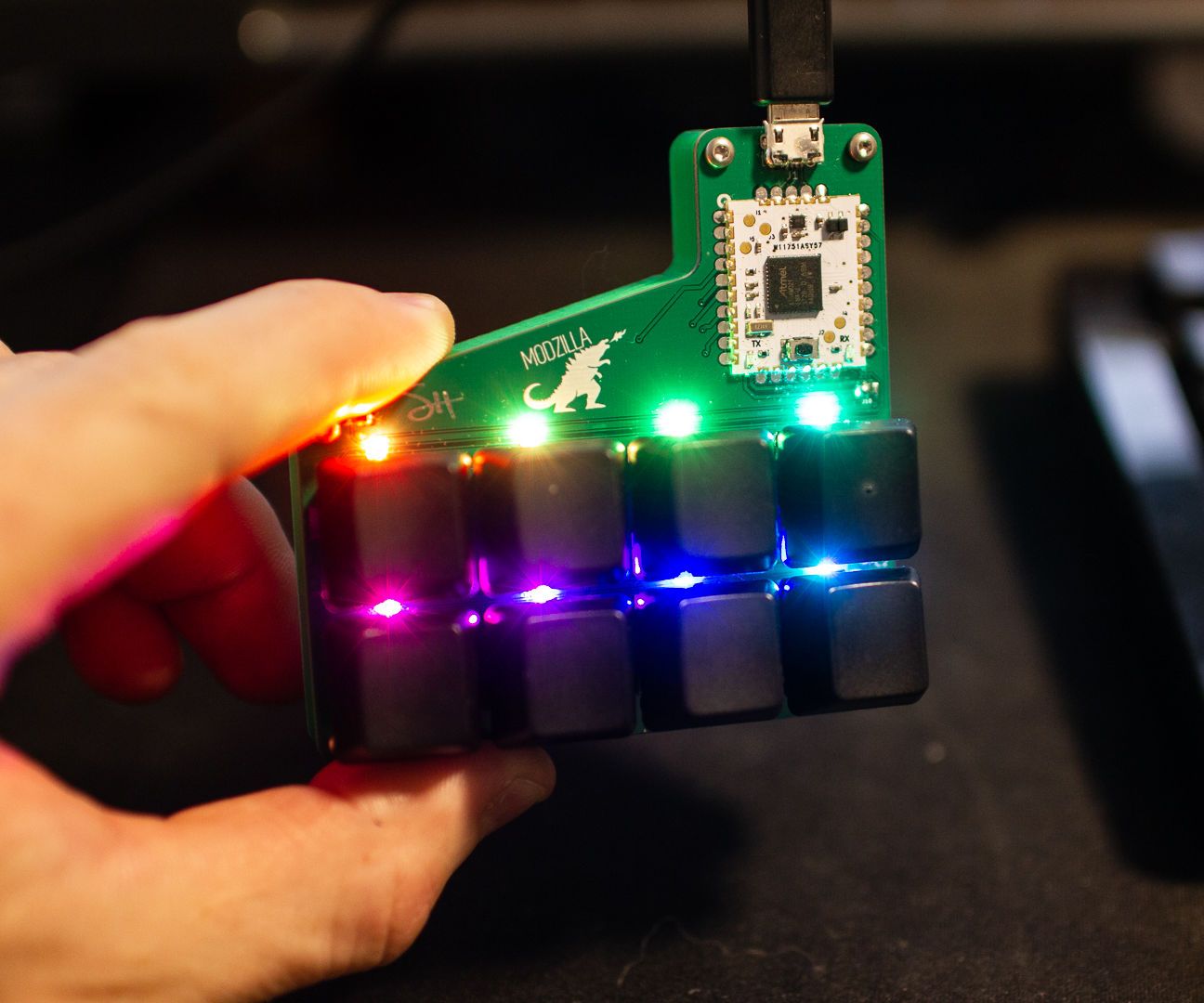 DIY RGB Cherry MX Macro Board