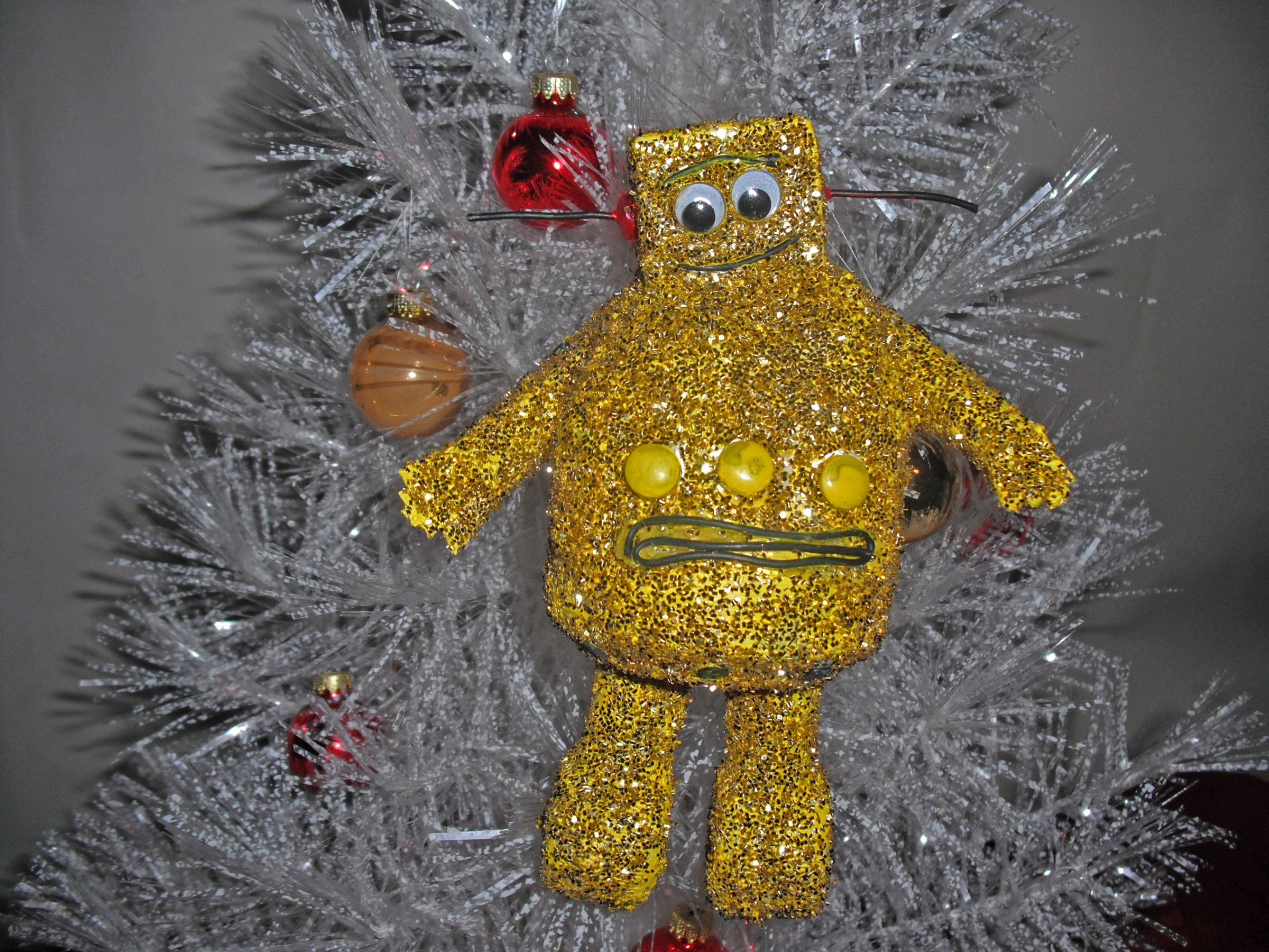 Robot Christmas Ornament