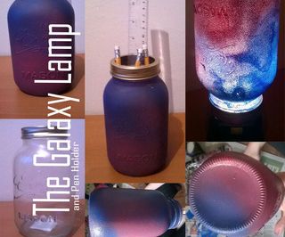 Galaxy Pencil Holder and Lamp