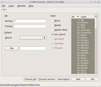 Generate the Gerber Files in Eagle