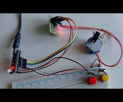 Arduino Nano and Visuino: Control Stepper Motor With Buttons