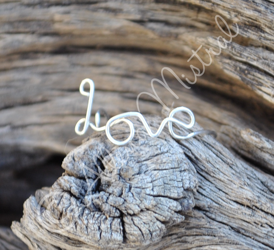 Adjustable Size Love Ring