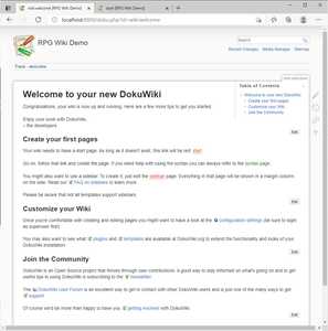 Getting Started With the Wiki