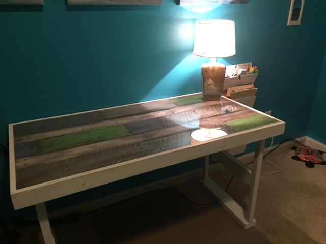 DIY Pallet Office Desk - Image 1