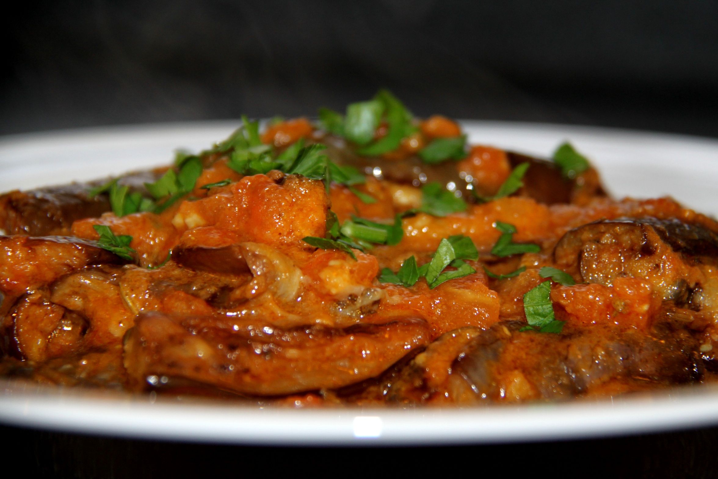 Spicy Eggplants - Indian Food From the Gujarat