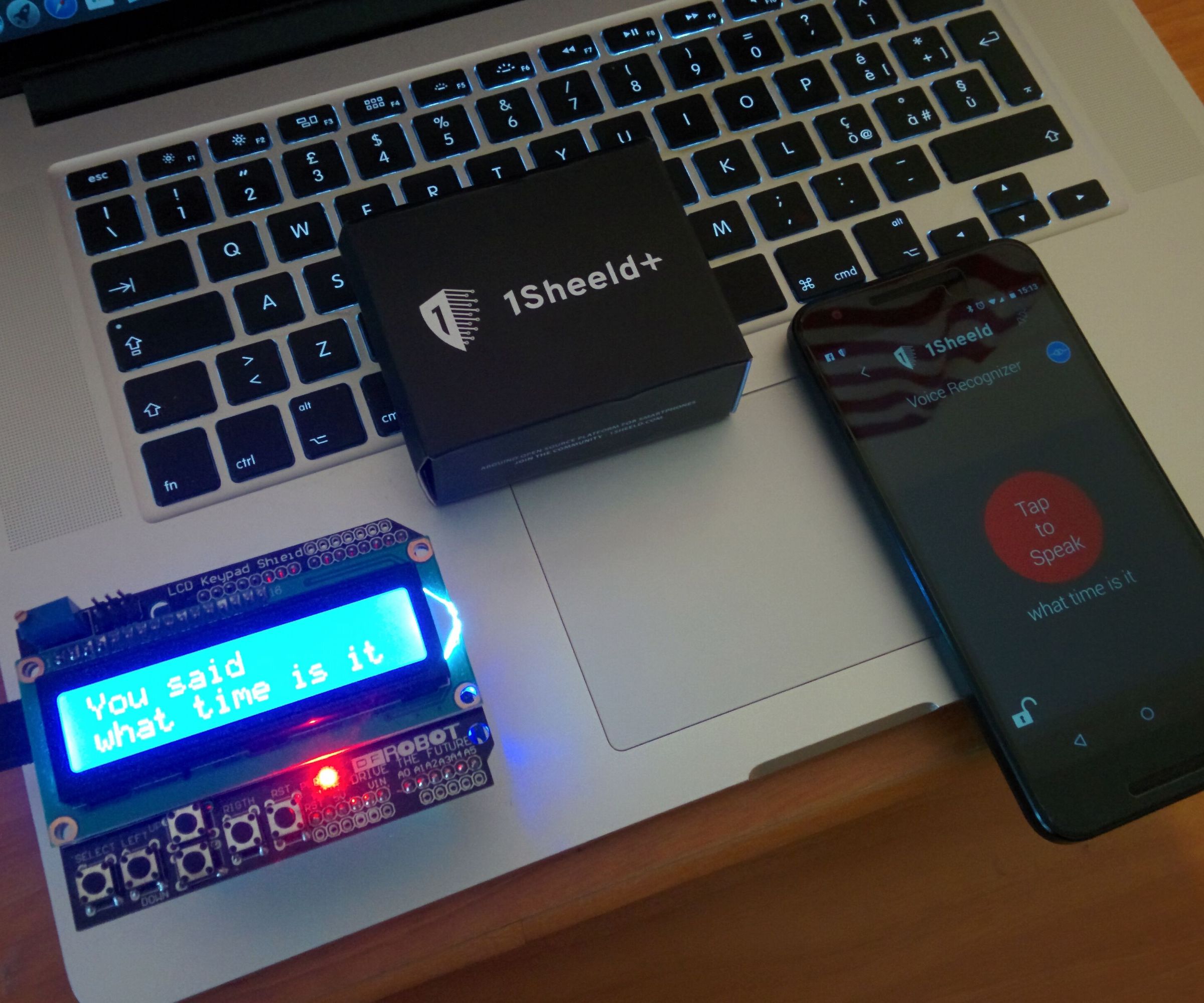 Arduino Can Hear and Understand Your Voice With 1Sheeld !