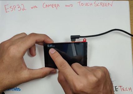 Screenshot Receiver Using ESP32 Touch Cam Module