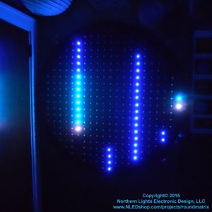 Round LED Matrix - 340x WS2801 Pixels