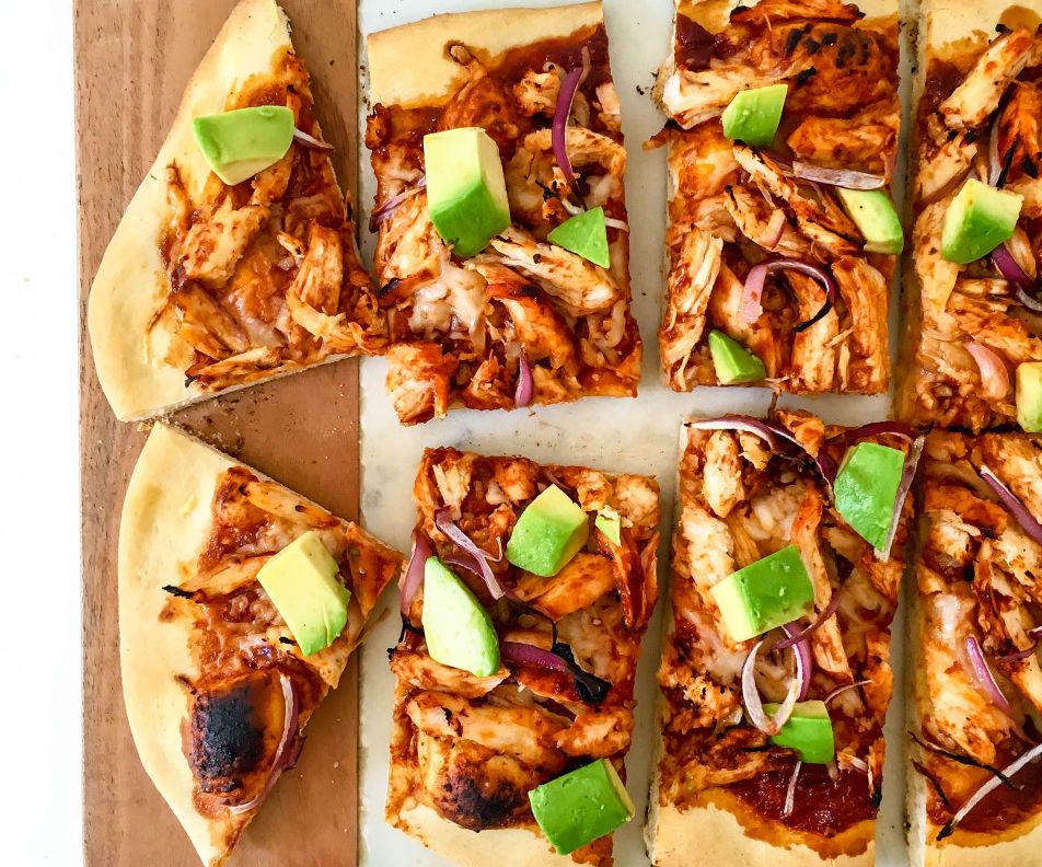 Easy BBQ Chicken Pizza
