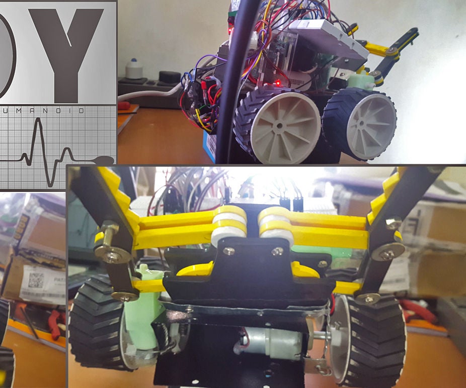 Raspberr Pi Robot- a Hybrid Robot With Advance Features : 7 Steps ...