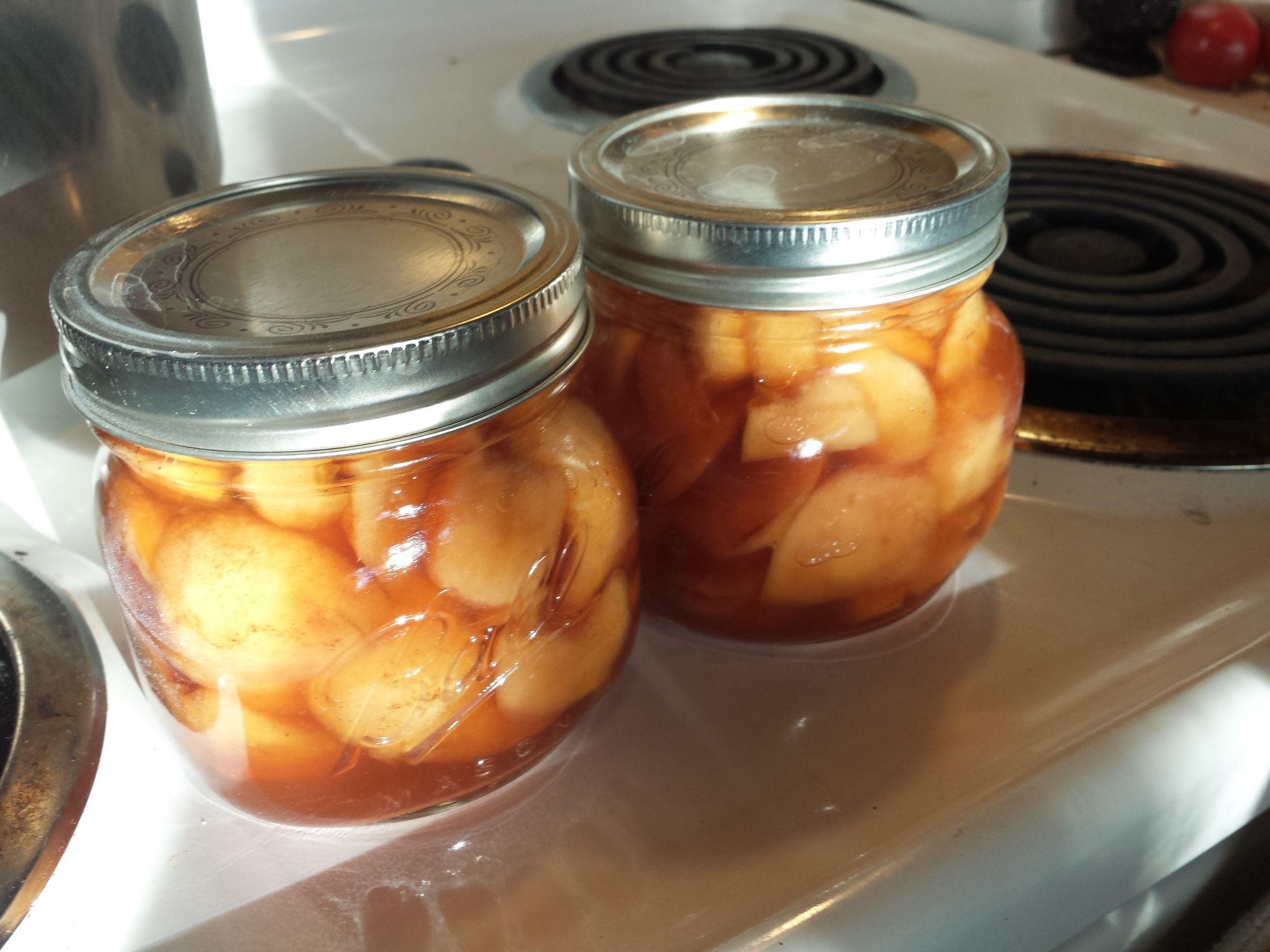 Pressure Canning Apples From Home