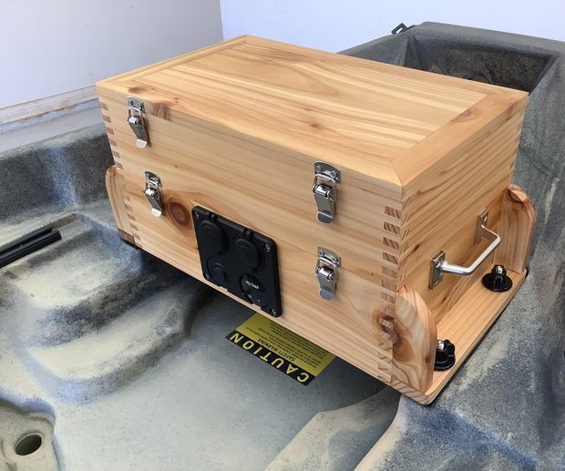 ash wood craft tackle box Personalized Fishing Lure | Engraved Bamboo Gift for Anglers Each urn includes front hardware and a leather handle Tackle Box - ICARUS Wiki