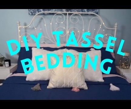 DIY Tassel Bedding