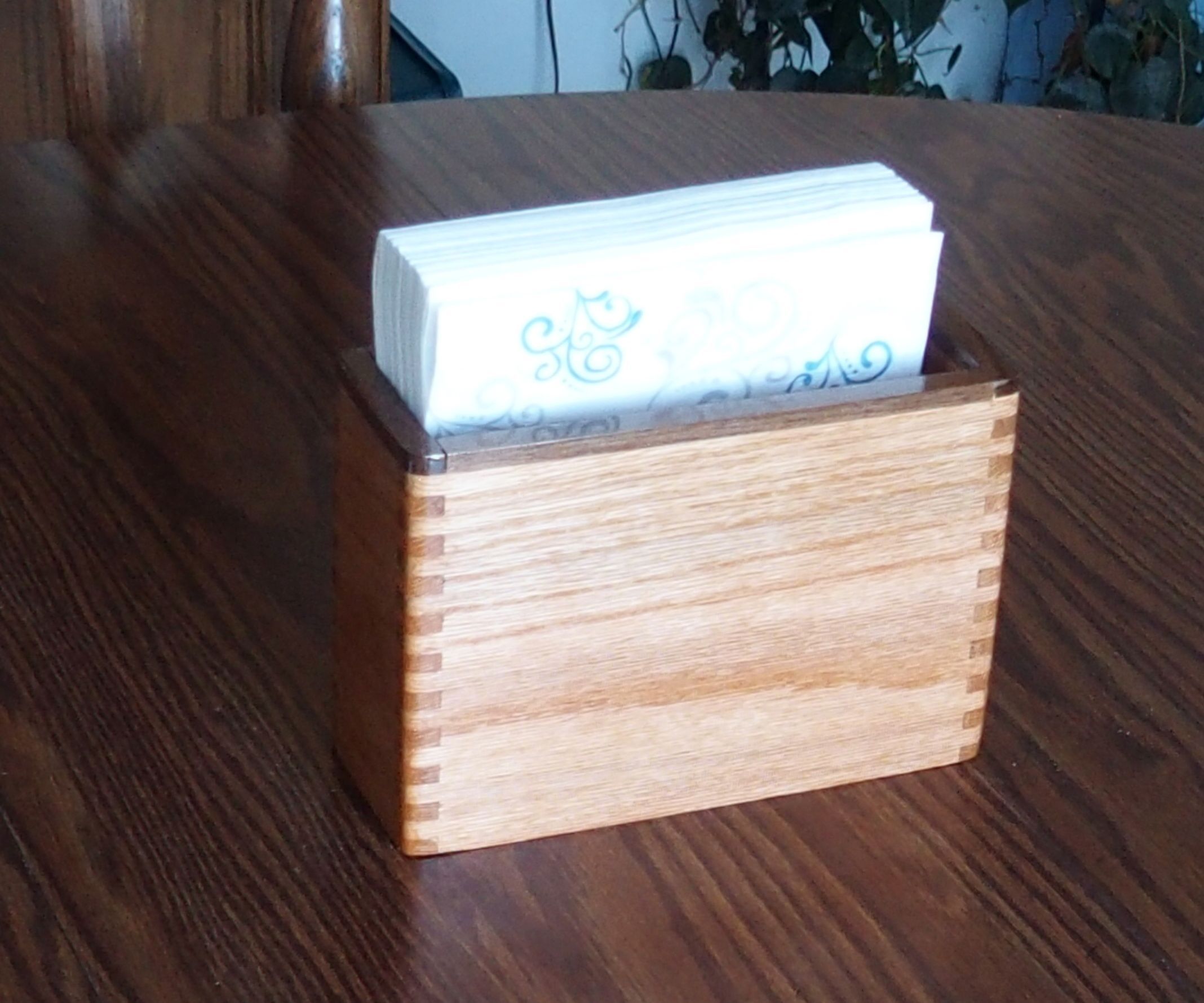 Oak Napkin Holder