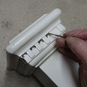 Painting and Antiquing the Candle Holders