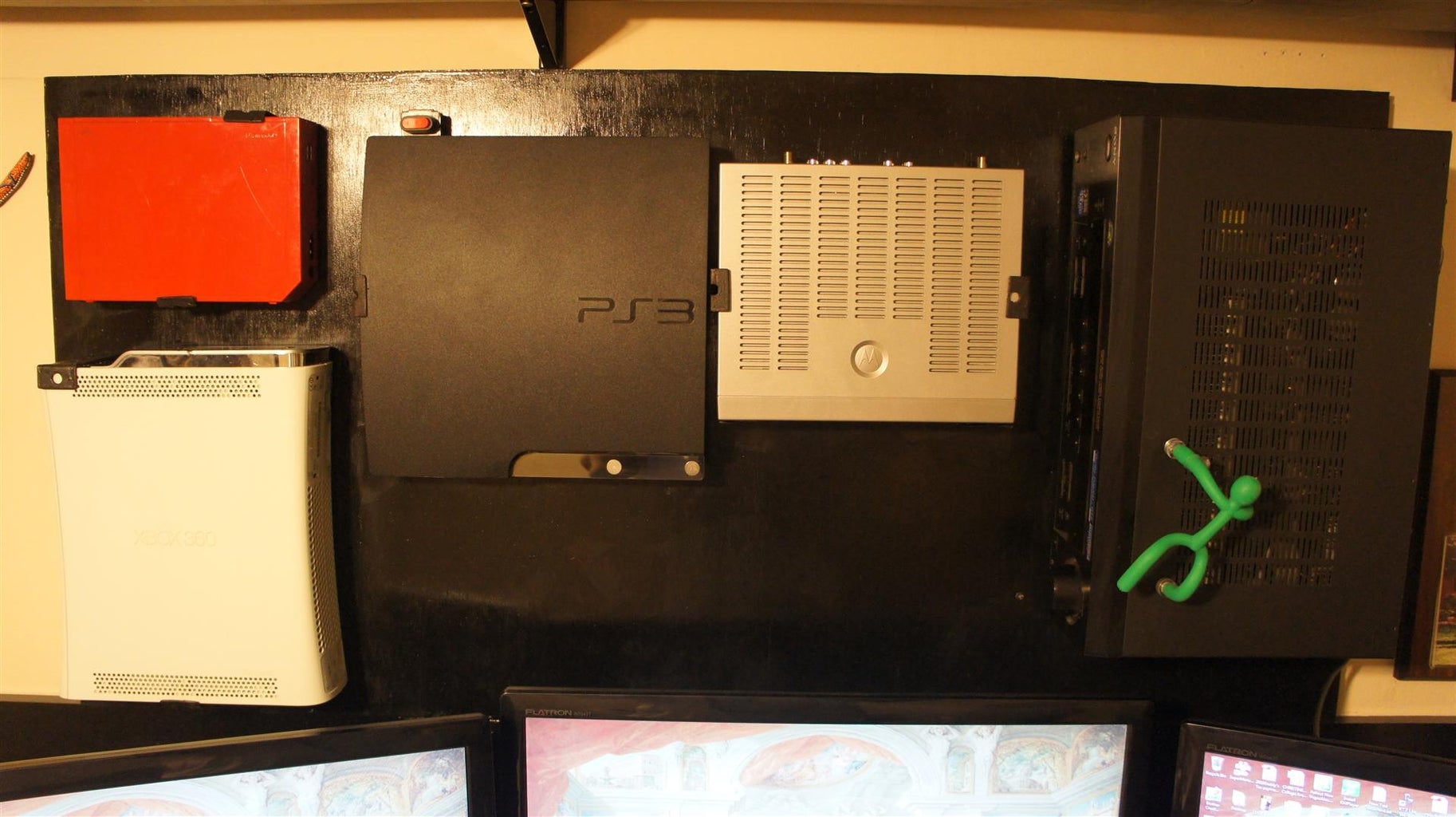 The Wall (wall Mount Your Game Consoles / Monitors / Devices) 10