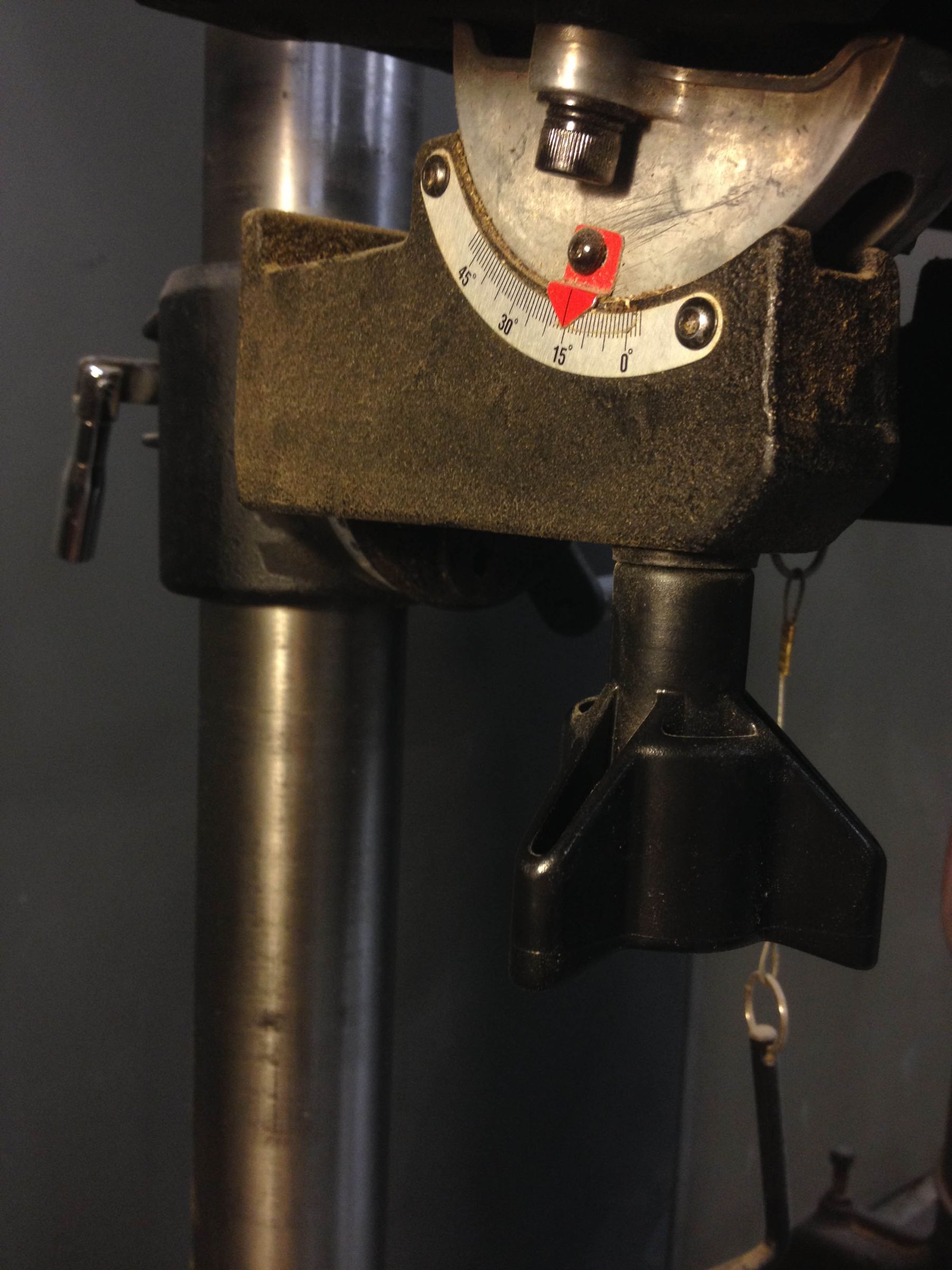 Easy Angled Mortises on the Drill Press (Attaching Round Legs at an