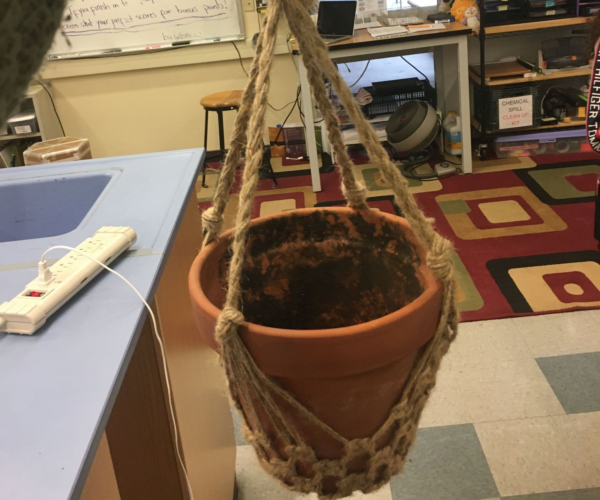 Gardening Without a Garden: Macrame Hanging Planter