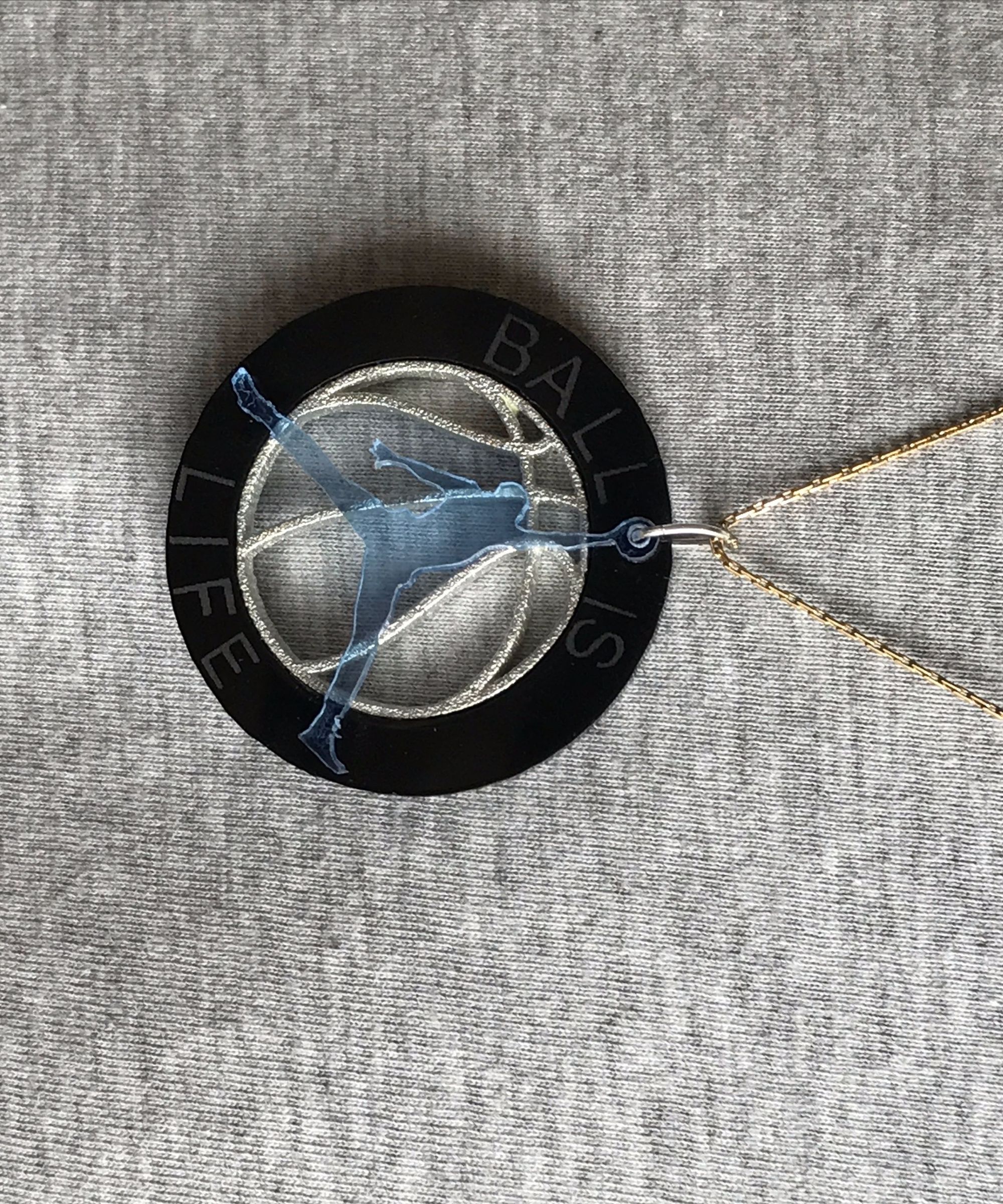 How to Make a Basketball Themed Pendant