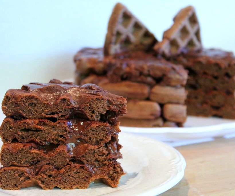 Chocolate Waffle Cake