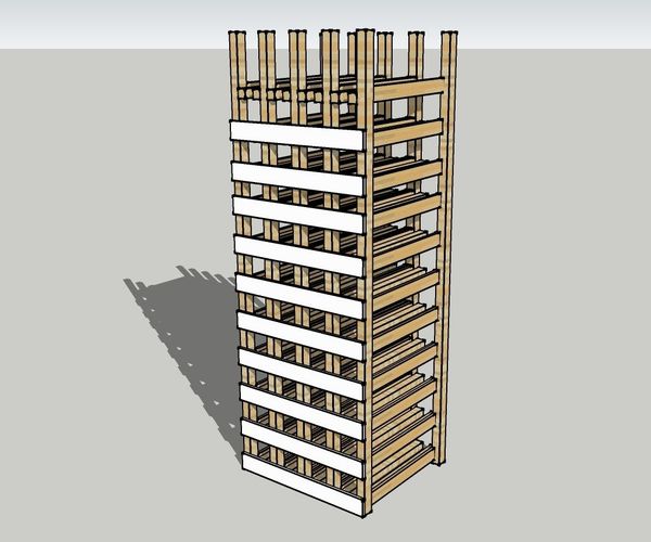 Canned Food Storage Racks
