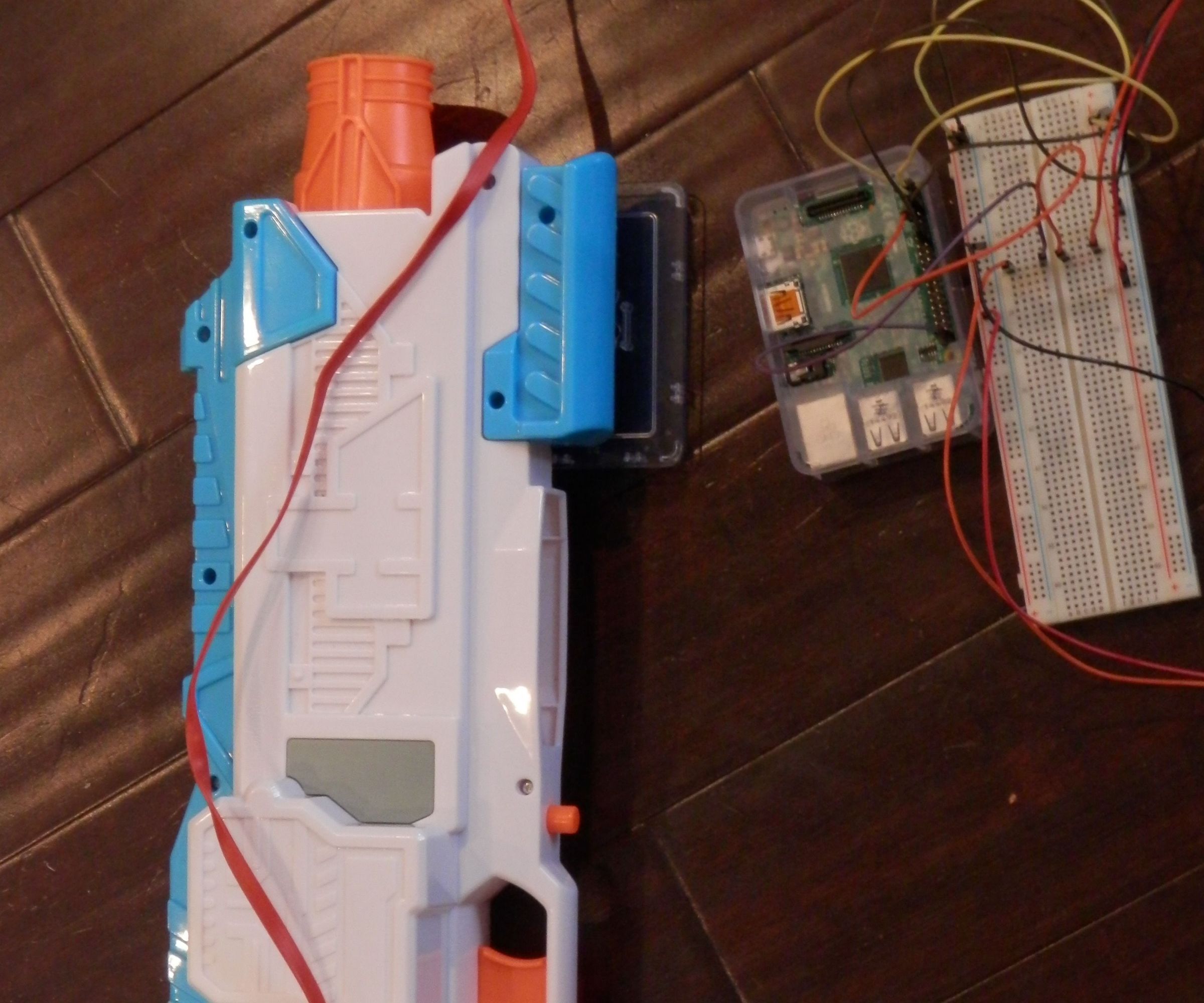Motion Decting Nerf Gun