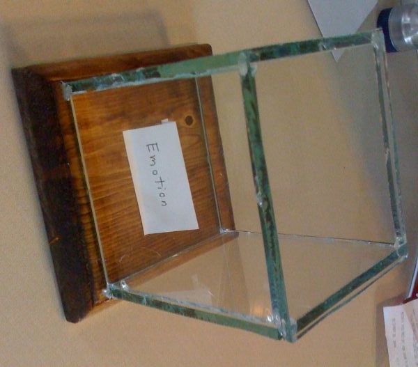 How to make a glass box of emotion.