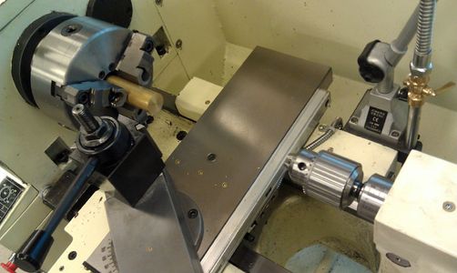 Boring the Center Hole
