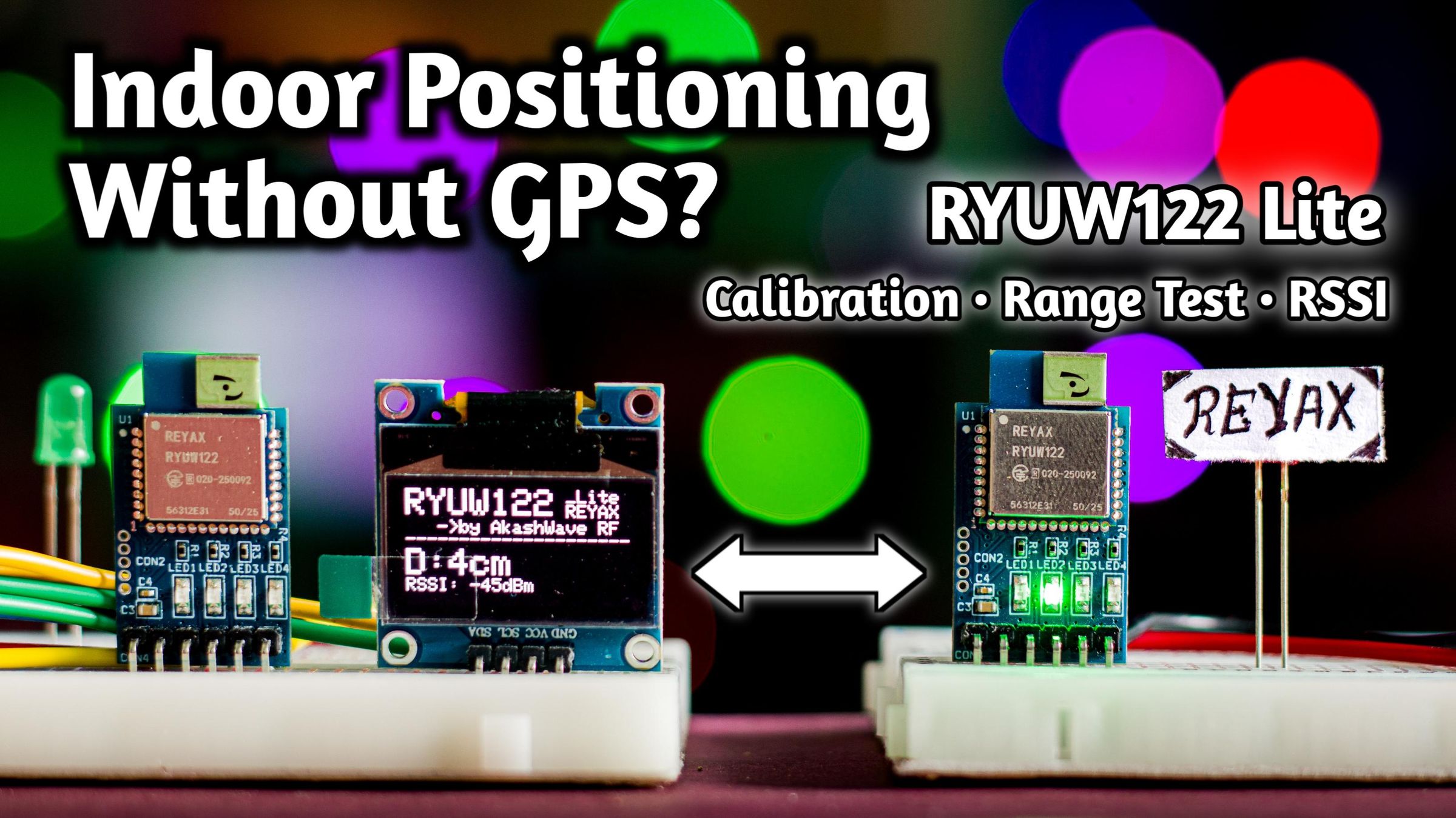 Reyax RYUW122-Lite Ultra-Wideband UWB Distance Measurement Module Overview