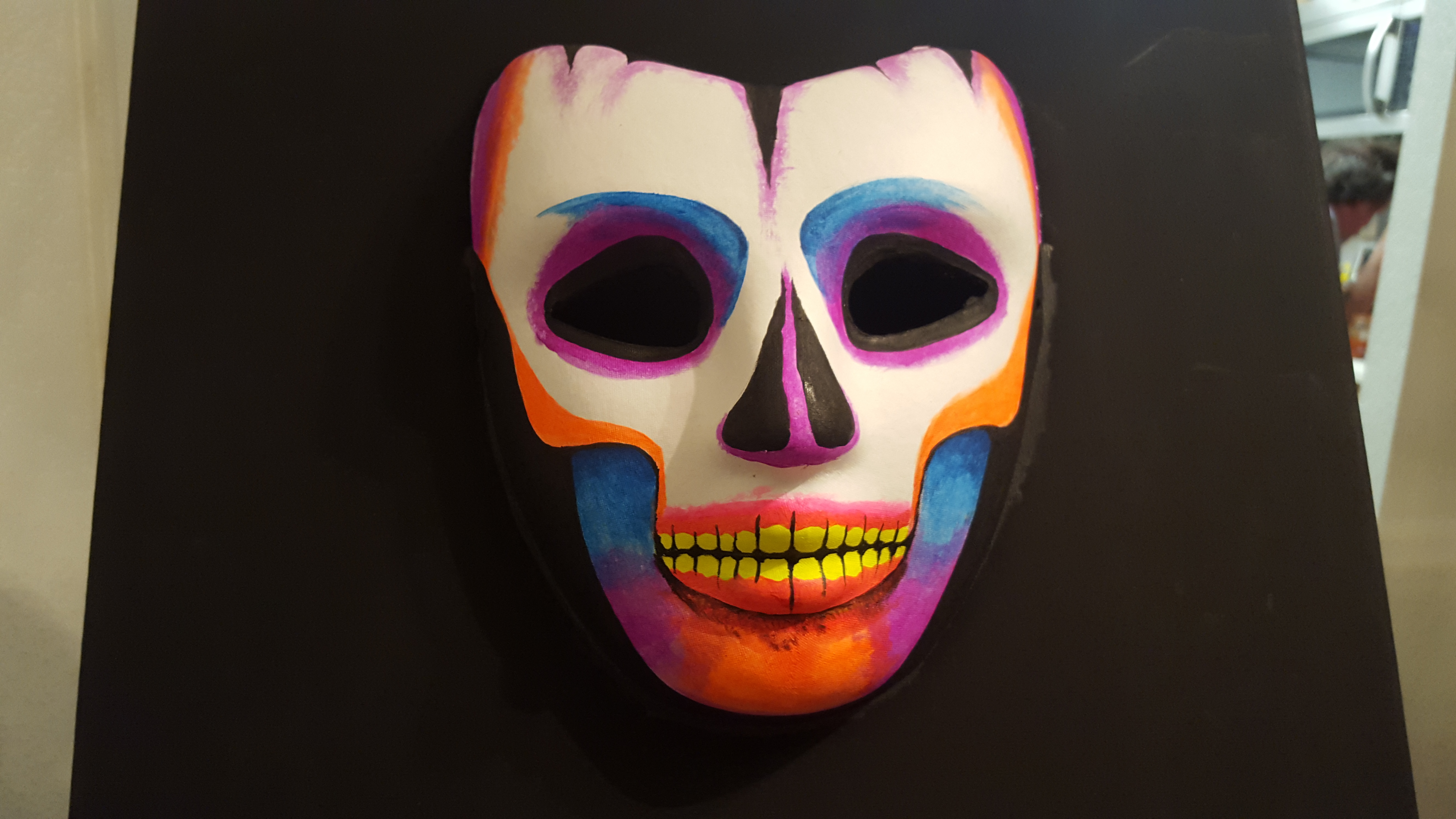 Pop Out Rainbow Skull Painting 12 Steps Instructables