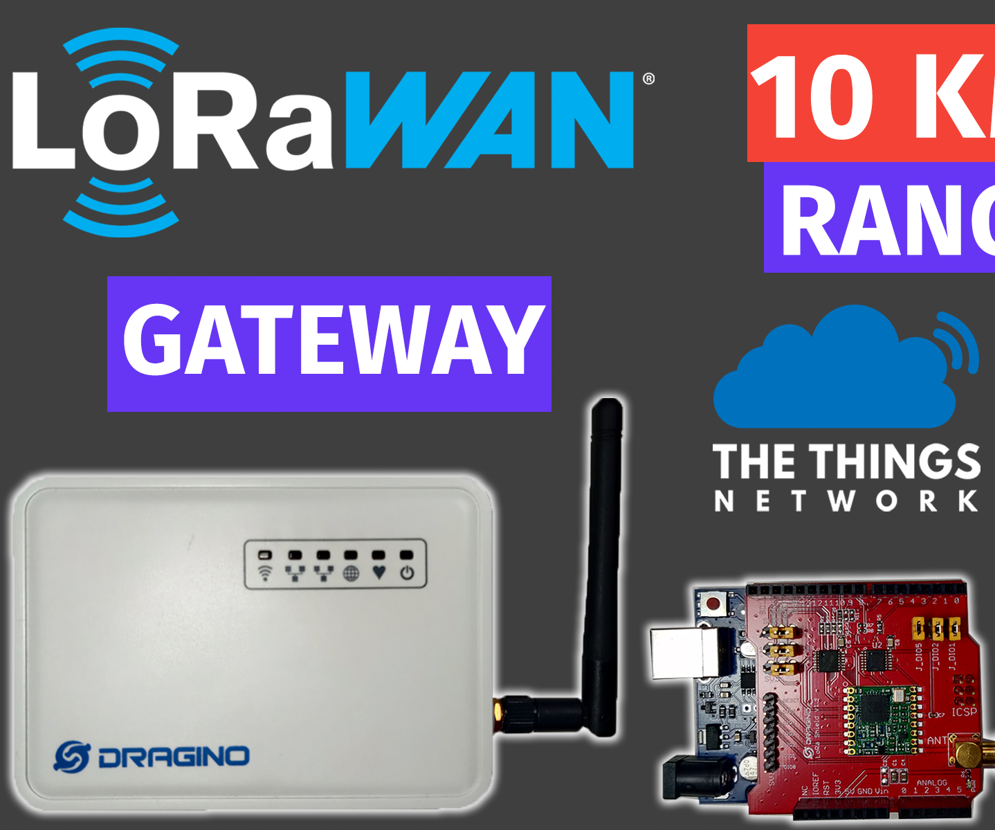 LoRa WAN Tutorial | Dragino Gateway Setup With TheThingsNetwork