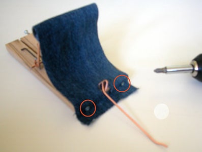 Fold Cloth Over Clamp