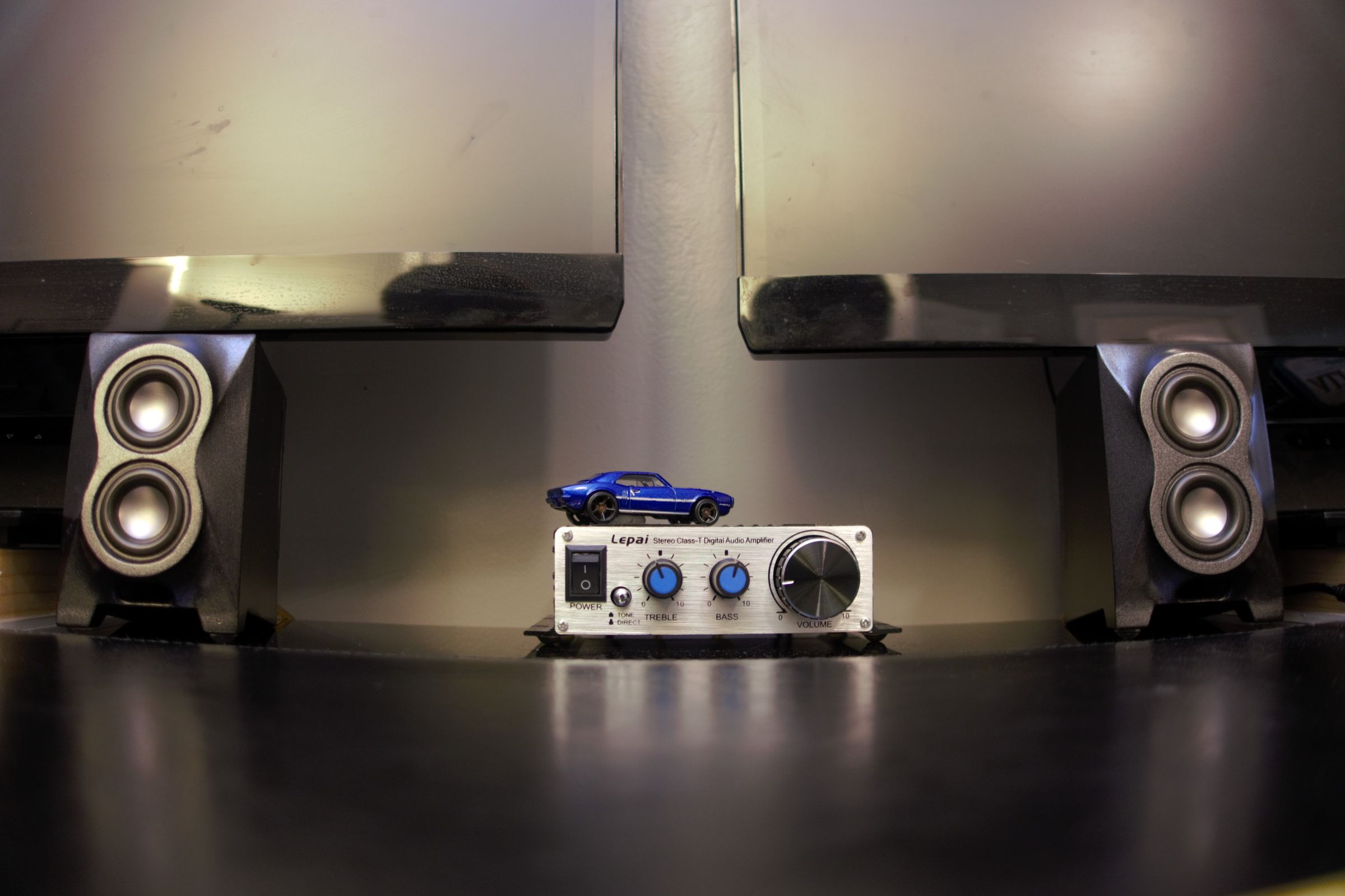 YFQHDD 3D Computer Speakers 5.0 Wired Loudspeaker Surround Soundb Monoprice DT-3BT 50-Watt Multimedia Desktop Powered Speakers with Bluetooth