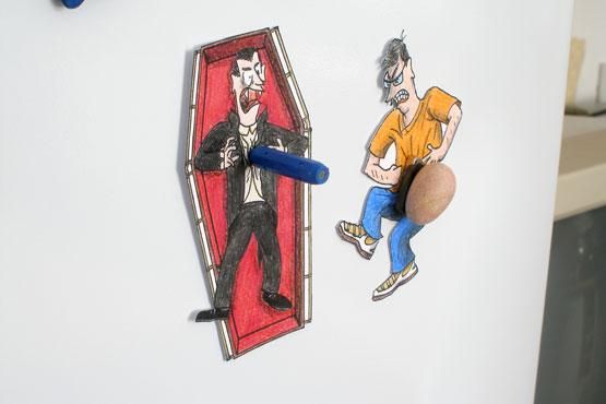 Ouch ! That Must Hurt ! Fridge Magnets.