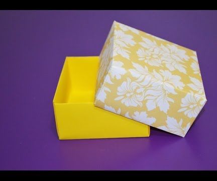 How to Make Your Own Paper Box - EASY! 