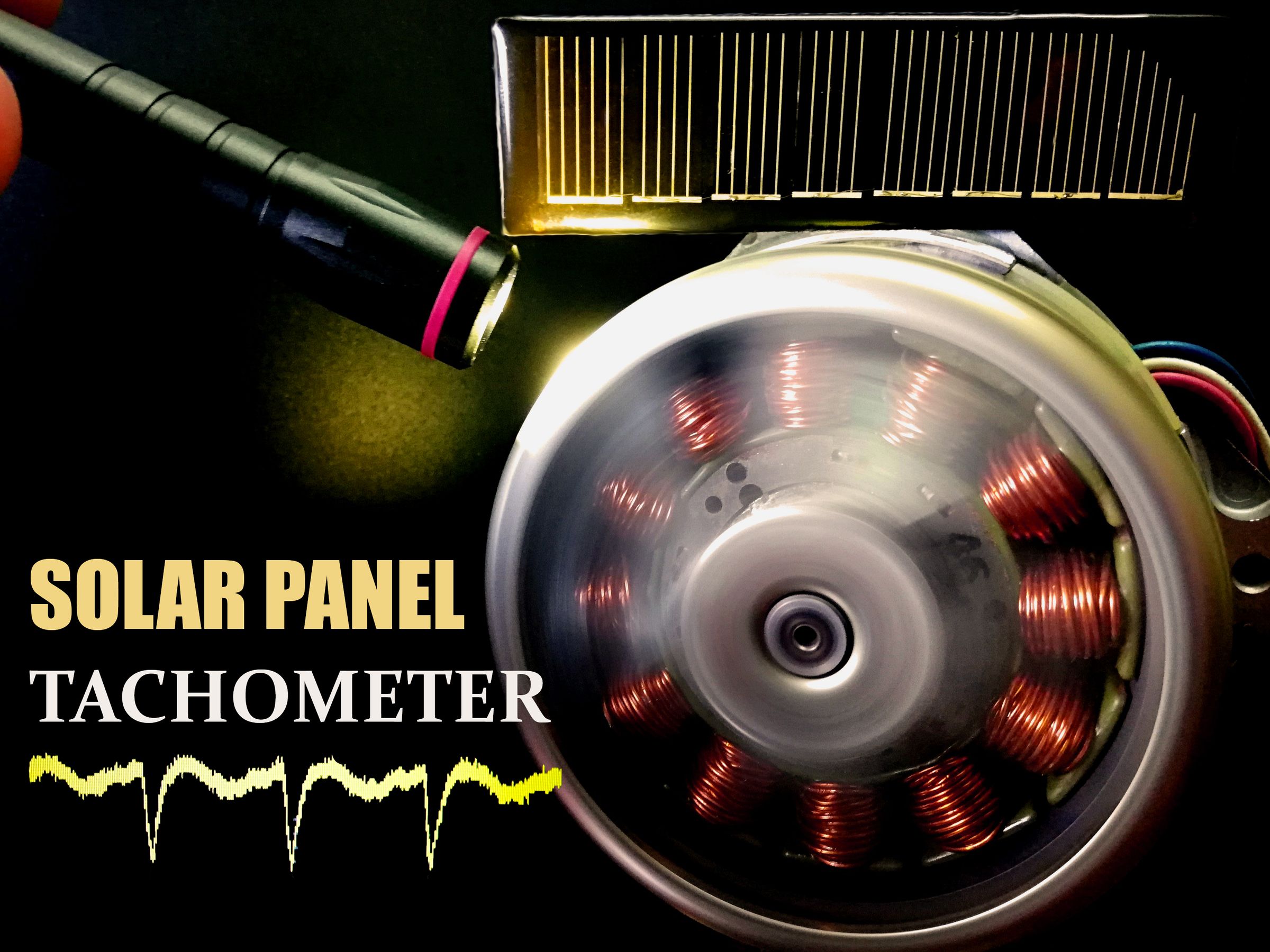 SOLAR PANEL TACHOMETER