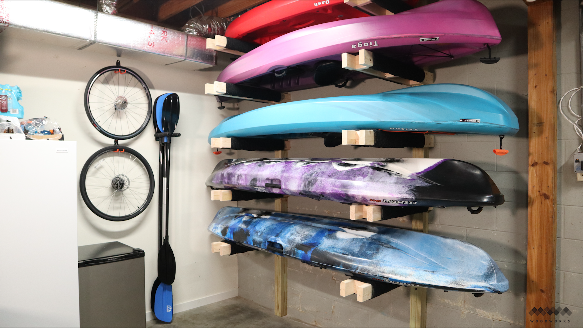 Garage Storage Kayak Display Stand Kayak Rack Outdoor Kayak