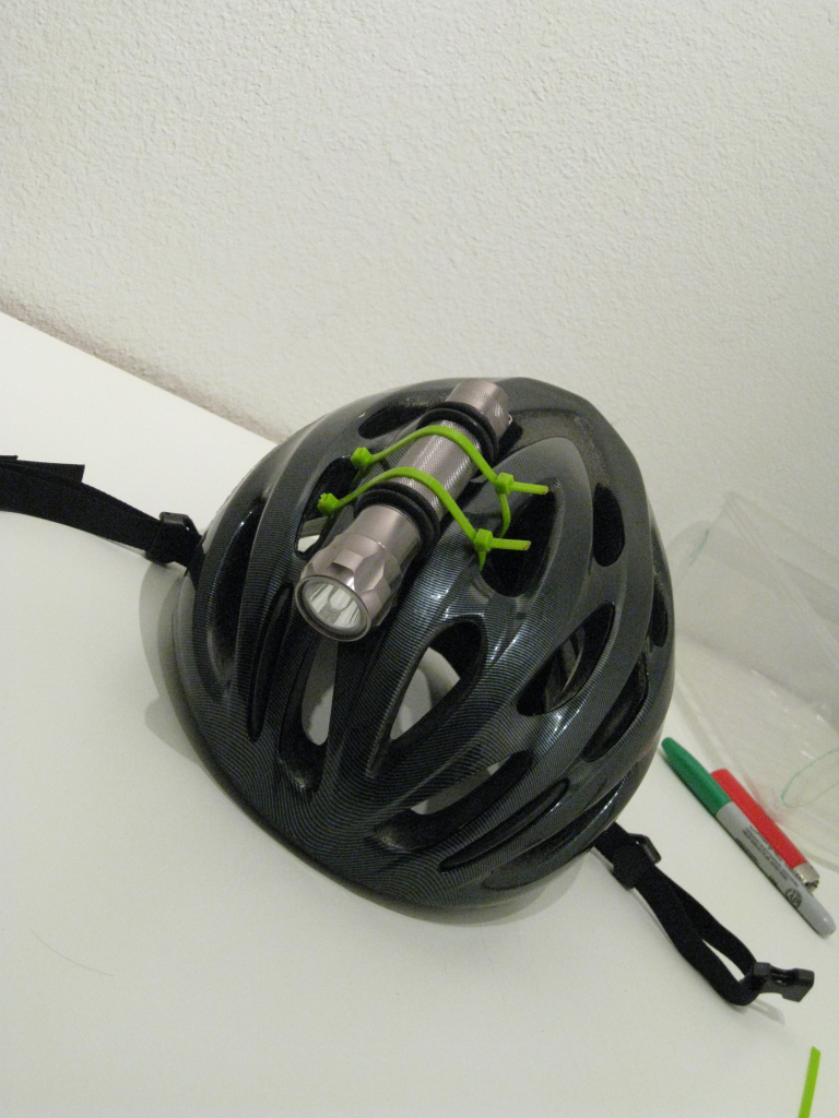 Bike helmet flashlight mount 2025