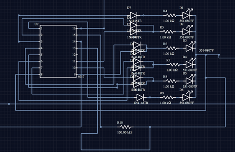 Knight Rider LED Circuit : 5 Steps - Instructables