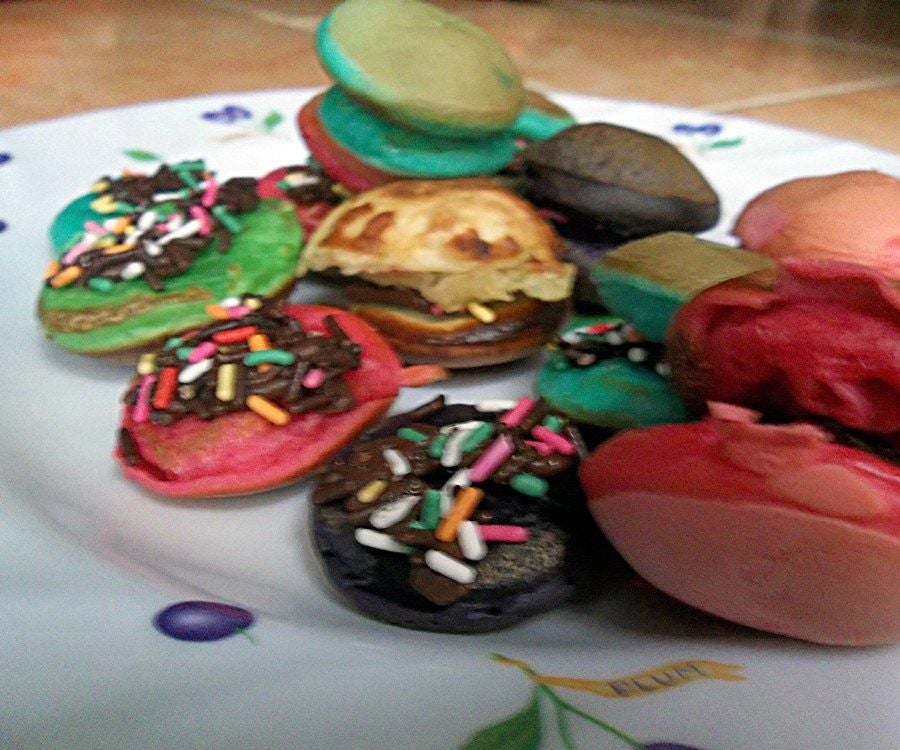 Tiny Rainbow Dorayaki 8 Steps Instructables Tiny Rainbow Dorayaki 8 Steps Instructables