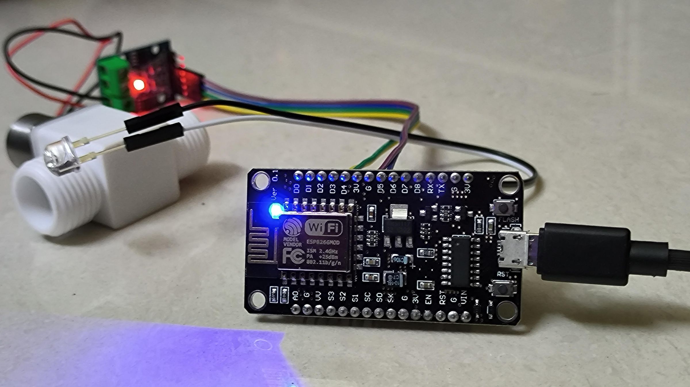 Google Assistant Controlled Smart Valve With NodeMCU to Water Your