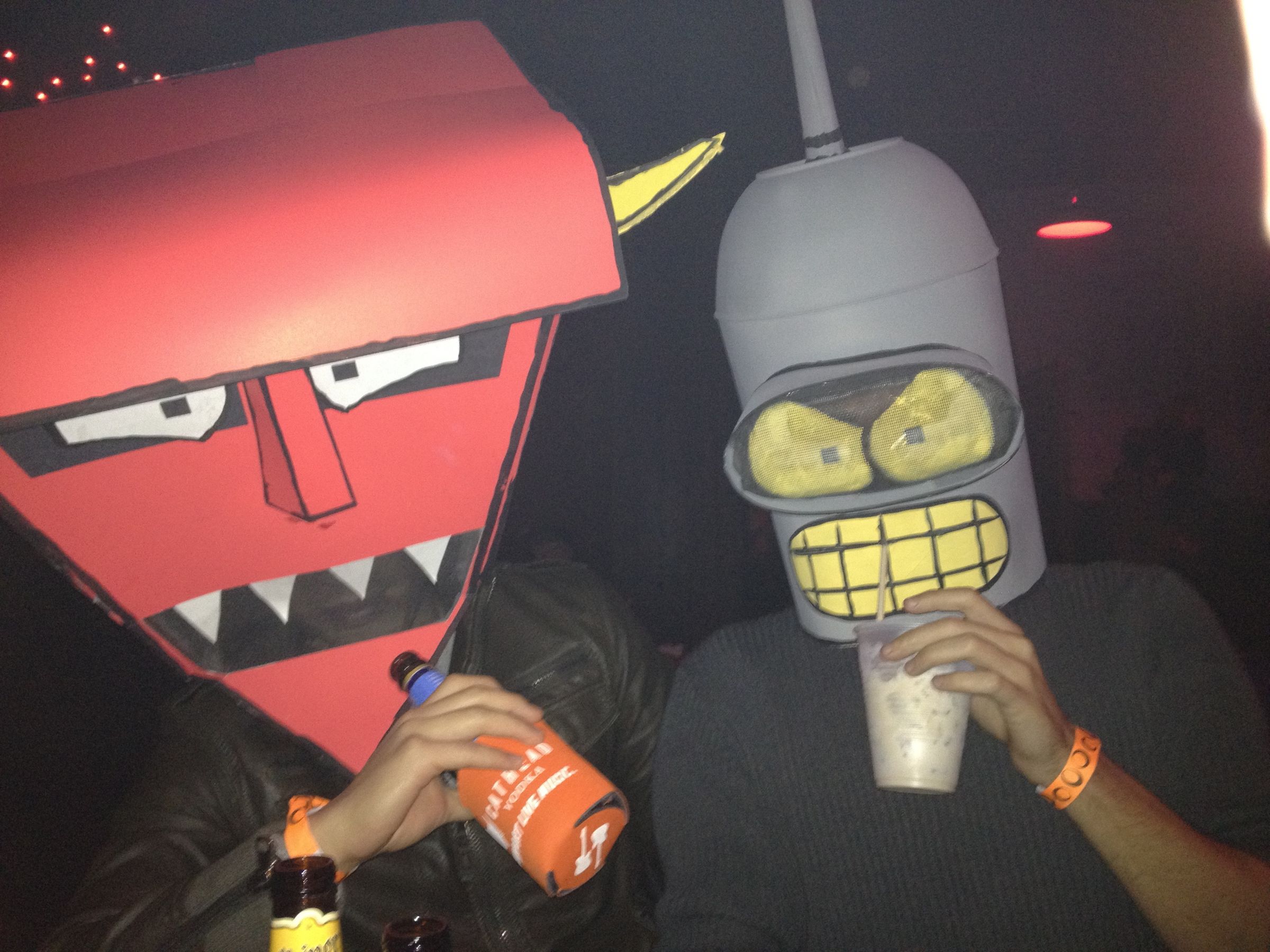 Bender and Robot Devil From Futurama