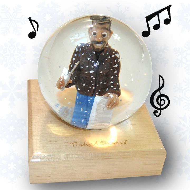 Custom Singing Snow Globe