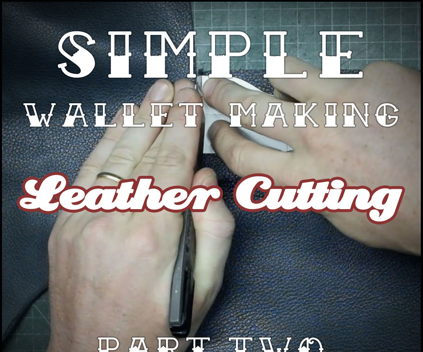 Simple Wallet Making/how to Cut the Leather (part 2)