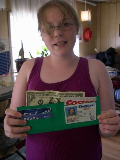 Vinyl Wallet  (Duct Tape Wallet Redux)